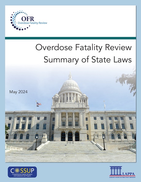 Image: Overdose Fatality Review Summary of State Laws